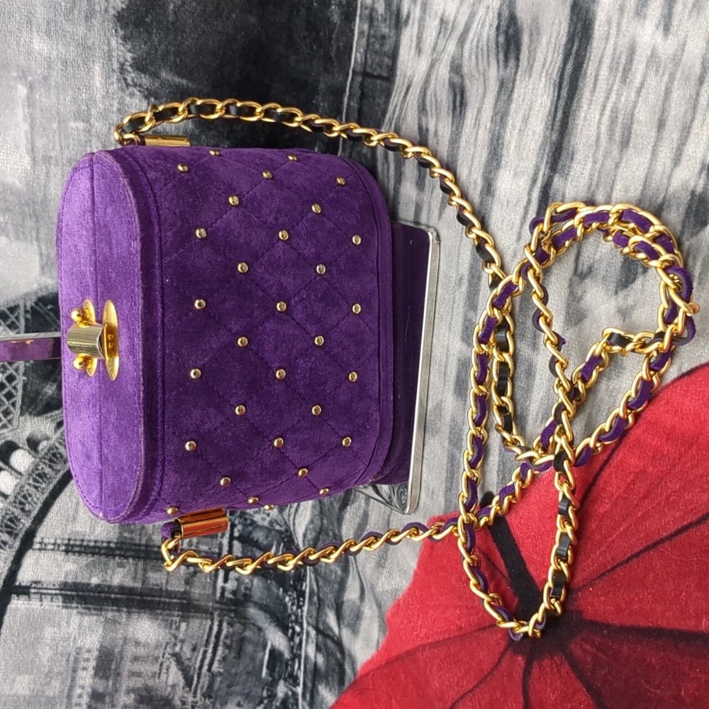 unbranded Purple Quilted  Bag